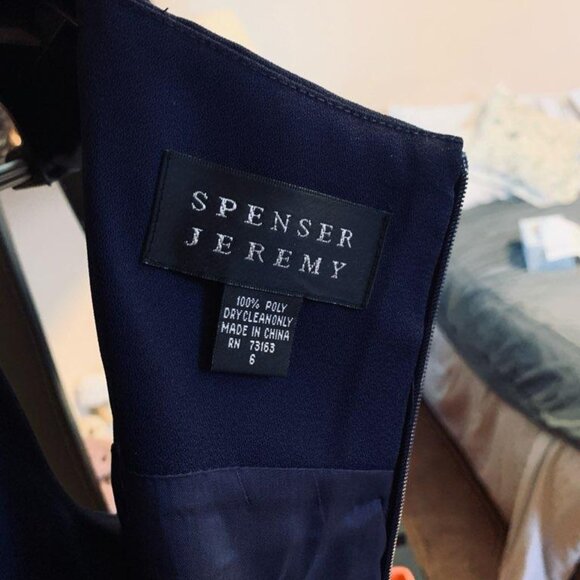 Spenser Jeremy Blue Sheath Dress - Picture 5 of 6